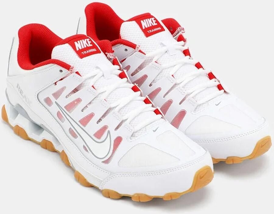 Nike REAX 8 TR Mesh Heren Sneakers Sport Casual Schoenen Wit 621716 - Foto 2