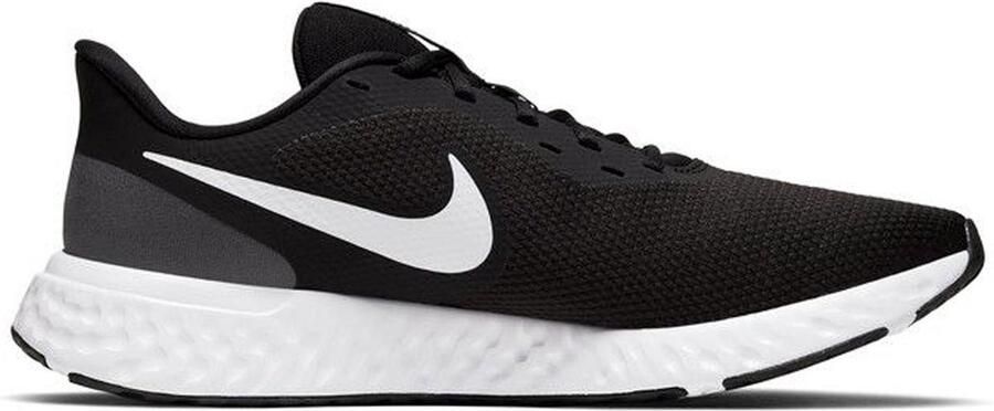 Nike revolution 5 hardloopschoenen zwart grijs heren