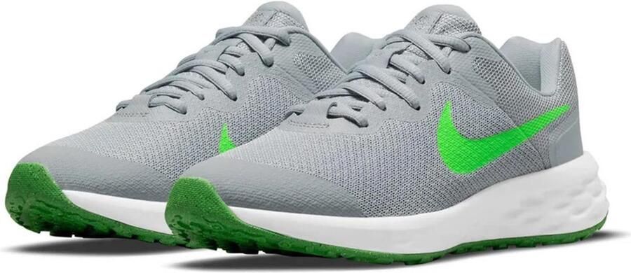 Nike REVOLUTION 6 Next Nature hardloopschoenen kindersneaker sportschoenen Run DD1096 grijs - Foto 2
