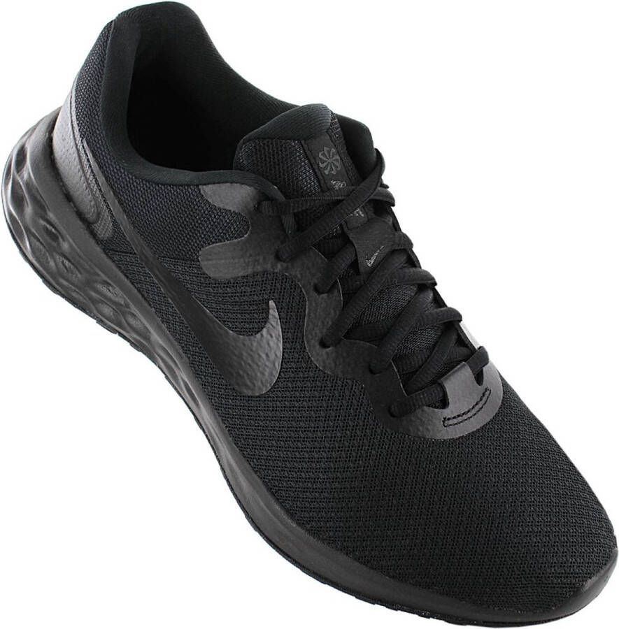 Nike Revolution 6N Sneakers Veelzijdig Comfort en Flexibele Demping Zwart Heren