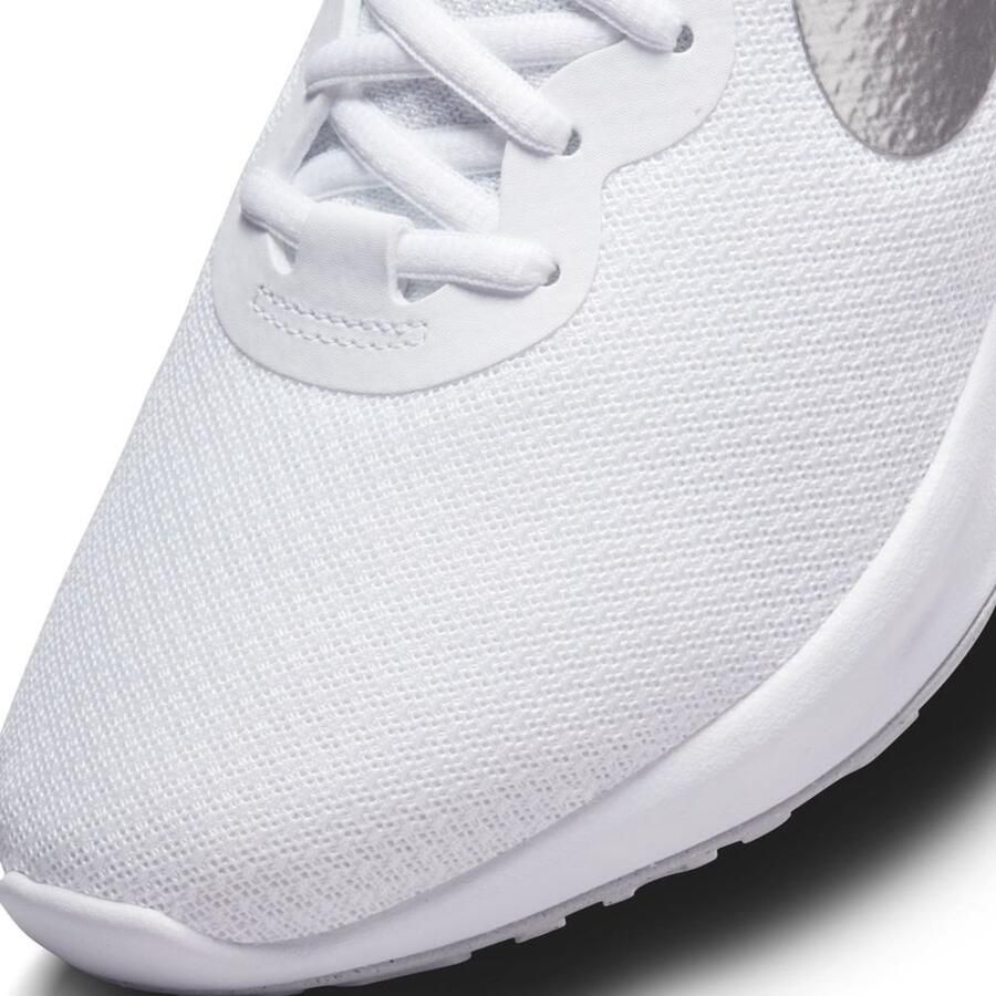 Nike Revolution 6 Next Nature Hardloopschoenen Sportschoenen Vrouwen Wit Zilver - Foto 2