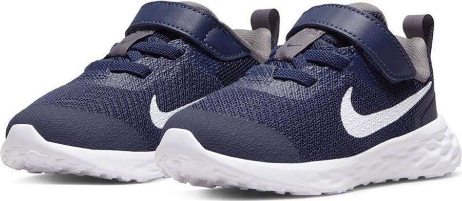 Nike Revolution 6 NN TDV Kinderschoenen Midnight Navy White Flat Pewter Kinderen - Foto 15