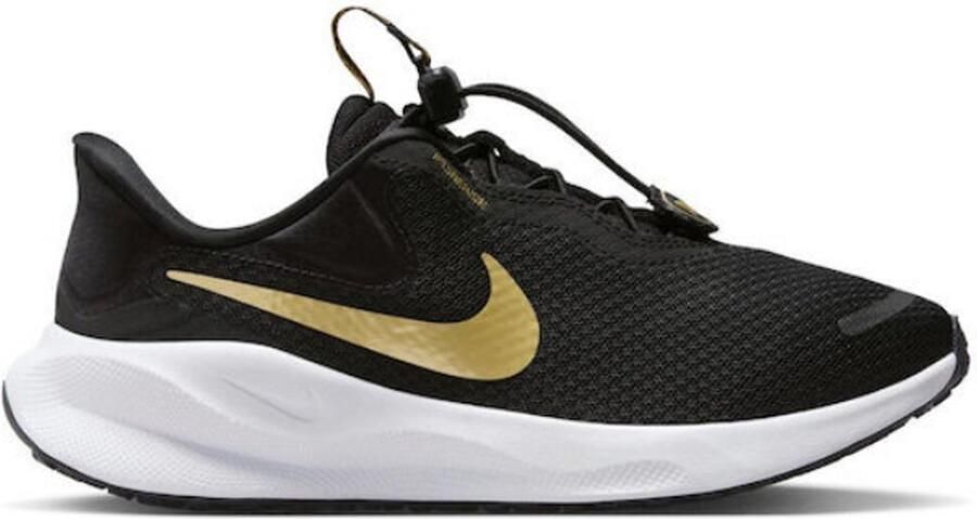 Nike Revolution 7 Easy On Zwart Wit Goud Schoenen Dames