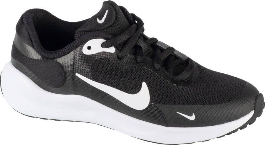 Nike Revolution 7 GS FB7689-003 voor een Zwart Hardloopschoenen