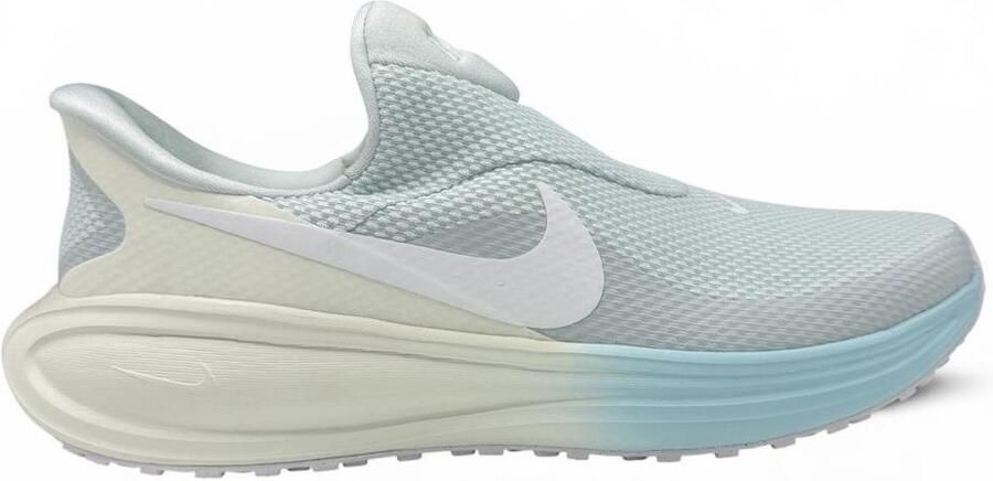 Nike Revolution 8 EasyOn Hardloopschoenen Pure Platinum White Grijs Wit Revolution Hardlopen Heren