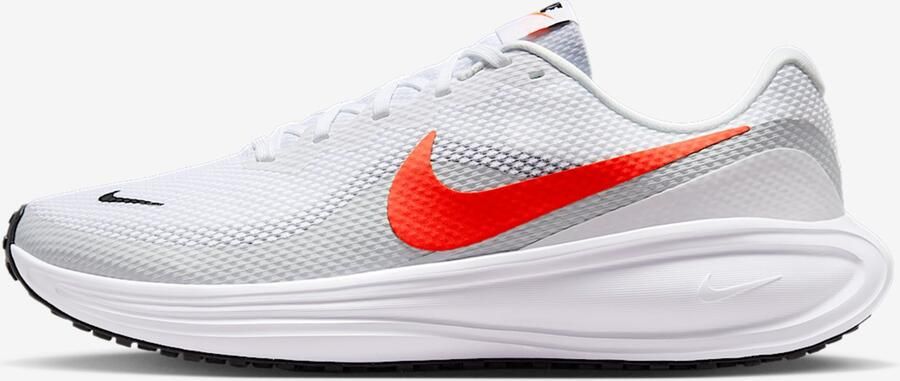 Nike Revolution 8 White Pure Platinum Black Bright Crimson Wit Zwart Revolution Hardlopen Heren Sneakers voor Mannen