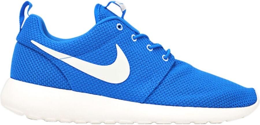 Nike Roshe Run Sneakers Blue Hero Sail Blauw Wit Roshe Lifestyle Heren Sneakers voor Mannen