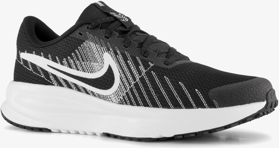 Nike Run Defy heren hardloopschoenen zwart wit Uitneembare zool