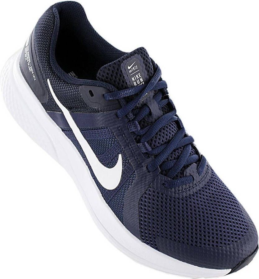 Nike Run Swift 2 Donkerblauw Wit Sportschoenen Heren Doos Zonder Deksel