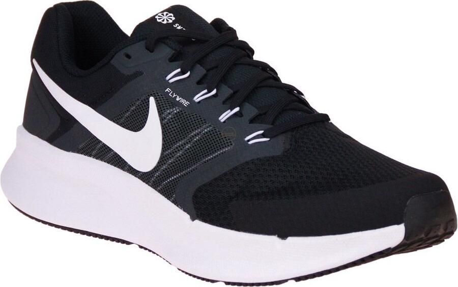 Nike run swift 3 hardloopschoenen zwart wit heren