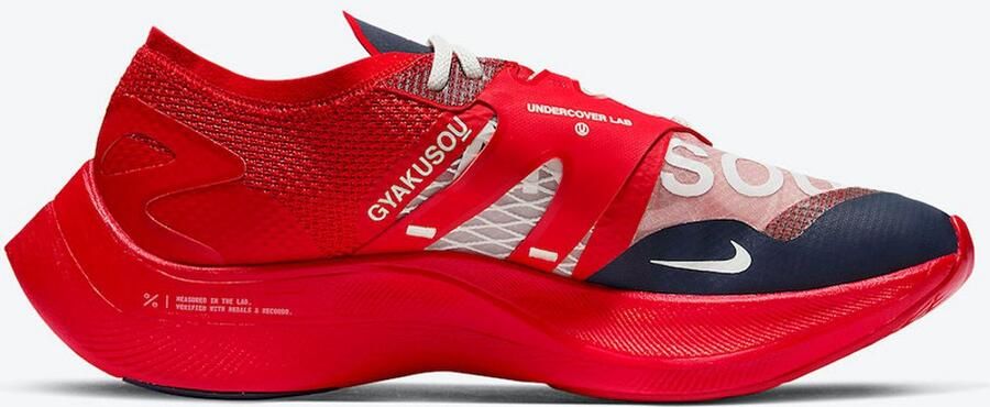 Nike ZoomX Vaporfly NEXT% x Gyakusou Sneakers University Red Blackened Blue Rood Blauw Vaporfly Hardlopen Heren - Foto 2