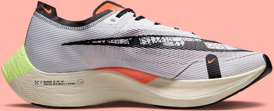 Nike ZoomX Vaporfly NEXT% 2 Wedstrijdschoenen voor (straat) Wit