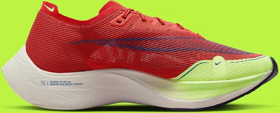 Nike ZoomX Vaporfly NEXT% 2 Wedstrijdschoenen voor (straat) Rood