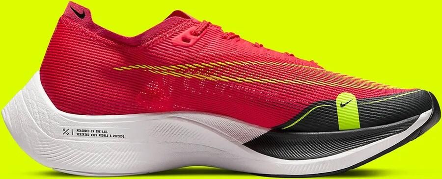 Nike ZoomX Vaporfly Next% 2 Wedstrijdschoenen voor (straat) Rood
