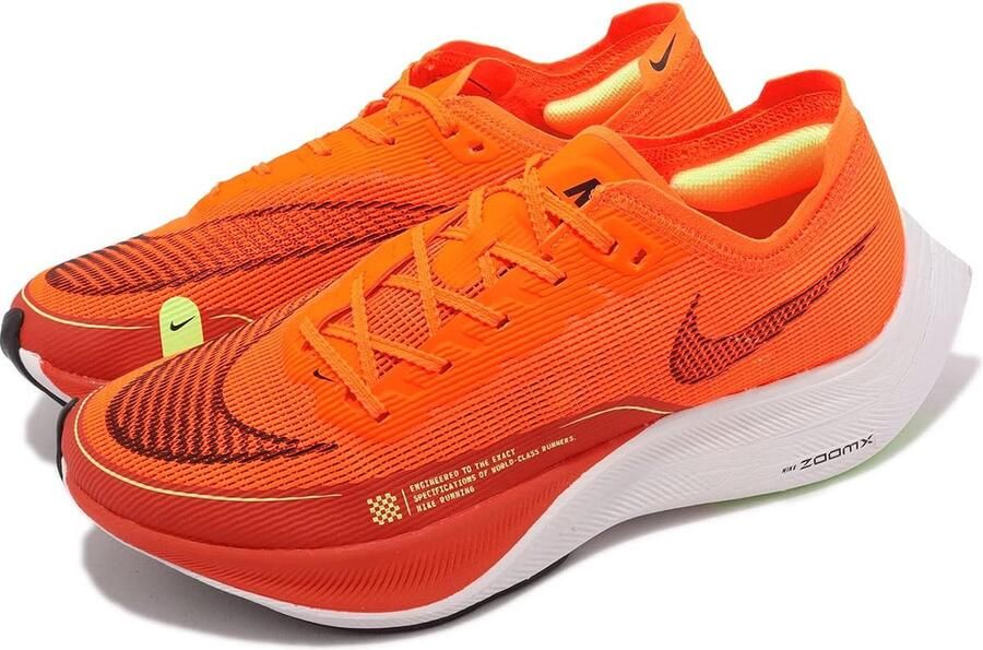 Nike ZoomX Vaporfly Next% 2 Wedstrijdschoenen voor (straat) Oranje