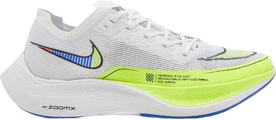 Nike Running ZoomX Vaporfly Next% 2 White Volt Racer Blue