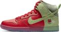 Nike SB Dunk High Strawberry Cough - Rood