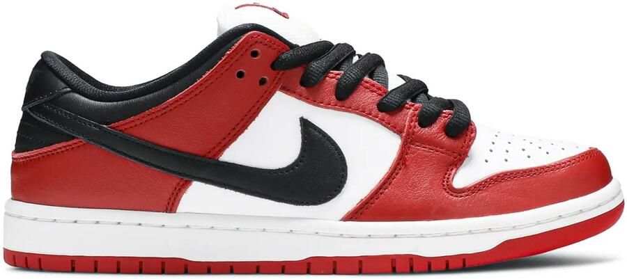 Nike SB Dunk Low Pro Chicago J-Pack Rood Wit Zwart Sneakers Unisex Doos Zonder Deksel