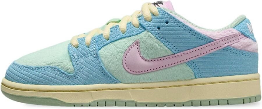 Nike Skateschoenen Baskets sb dunk low verdy visty bleu rose jaune