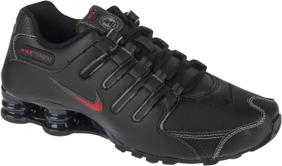 Nike Sneakers Shox NZ Noir Varsity Rouge