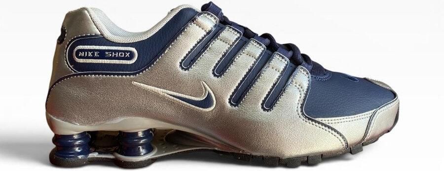 Nike Shox NZ Sneakers Mannen Grijs Blauw