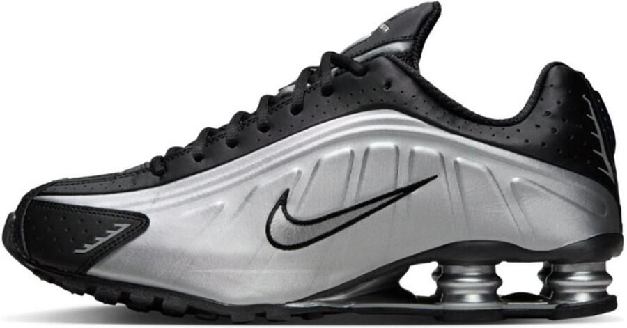Nike Sportswear Sneakers laag 'SHOX R4' grijs zwart