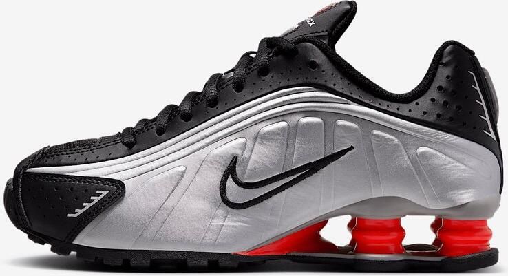 Nike Shox R4 (GS) Unisex Running grijs Schoenen - Foto 3