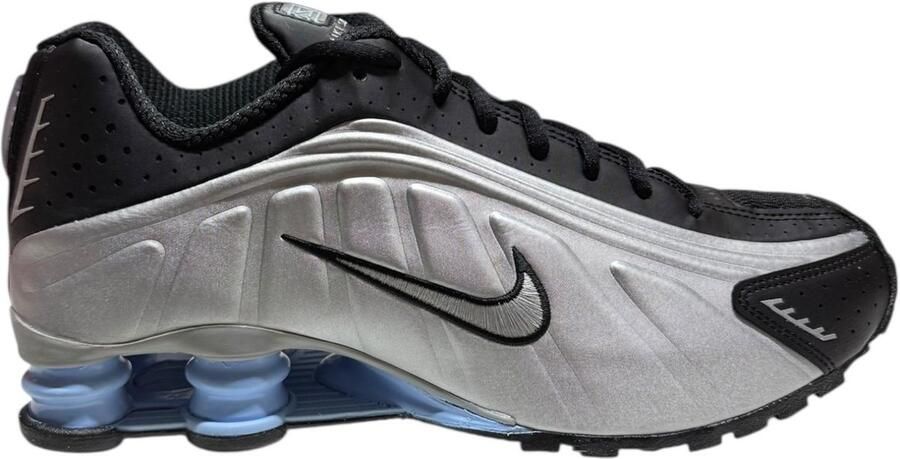 Nike Shox 4 Heren Sneaker Metalli Zwart Blauw - Foto 2
