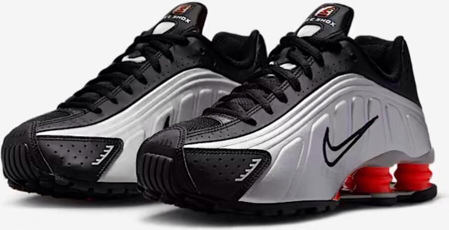 Nike Shox R4 (W)Black Metallic Silver (2025)”