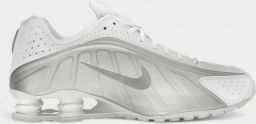 Nike Shox R4 White Bright Crimson Metallic Silver
