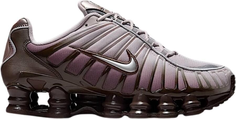 Nike Shox TL Brown Metallic Pink Sneakers Dames Doos Zonder Deksel