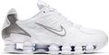 Nike Shox TL Heren Schoenen Sneakers Sportschoenen Wit Zilver AV3595 - Wit