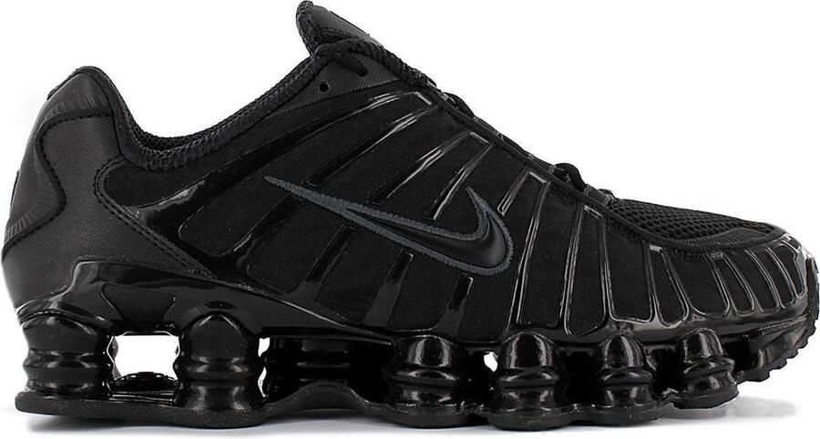 Nike Wmns Shox Tl Running Schoenen black mtlc hematite max orange maat: 37.5 beschikbare maaten:36.5 37.5 38.5 39 40.5 41