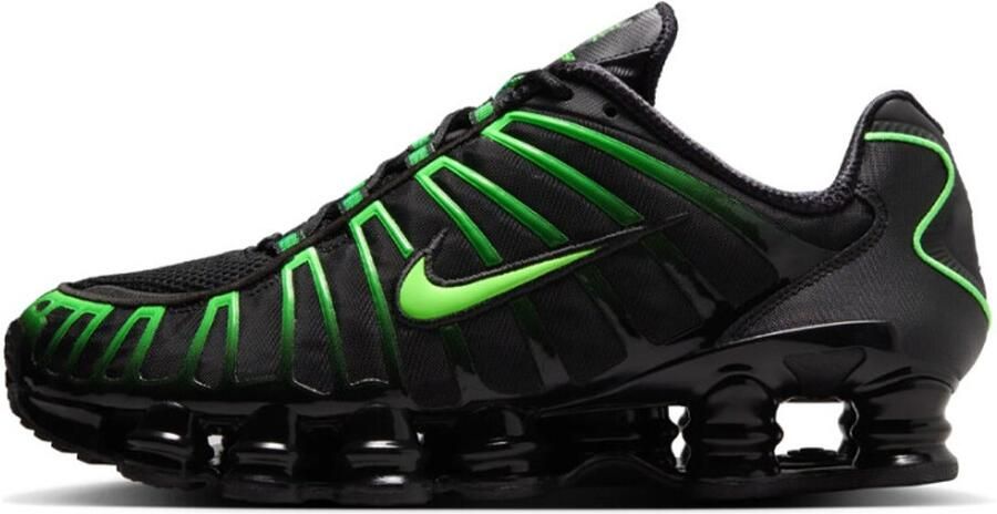 Nike Shox TL Zwart Groen Sneakers Doos Zonder Deksel - Foto 3