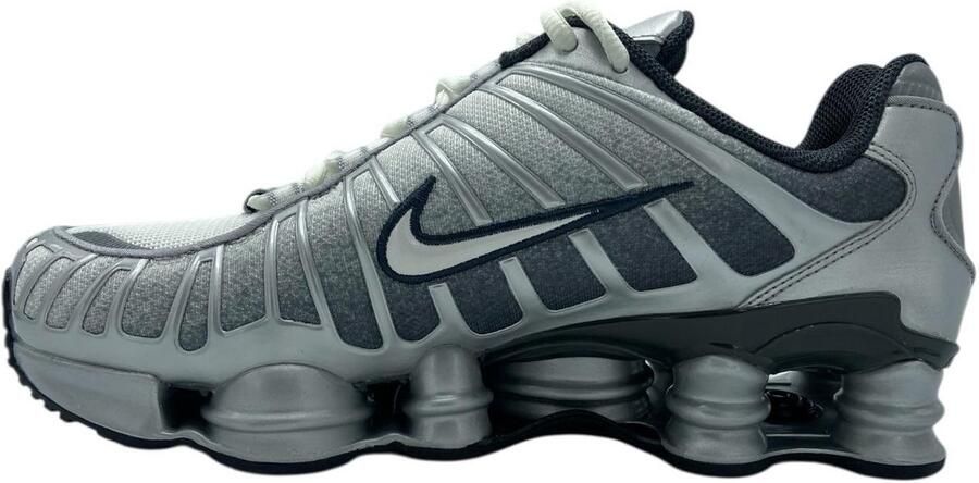 Nike SHOX TL PRINT Sneaker voor Mannen Grijze Stijlvolle Sportschoen Met Moderne Print - Foto 4