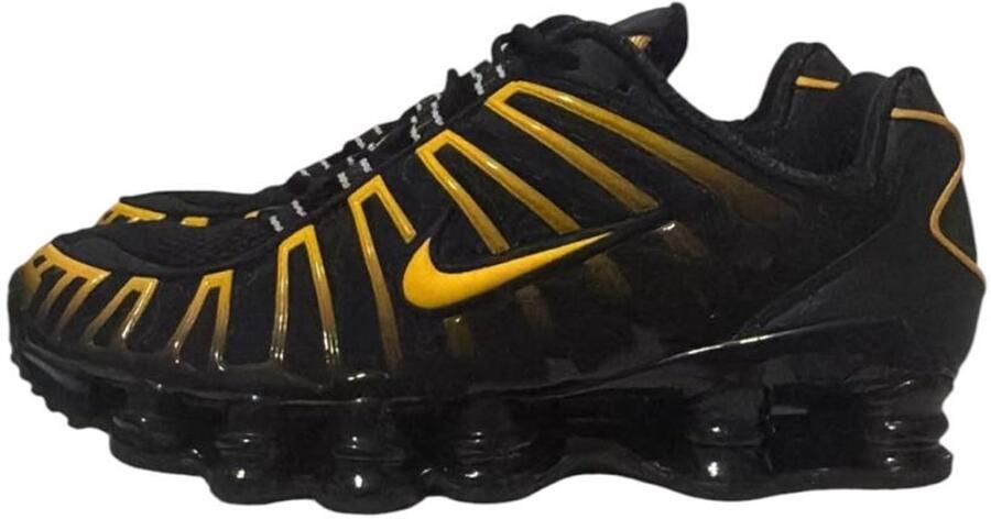 Nike Shox TL Zwart Gold Orange Sneakers Unisex - Foto 2
