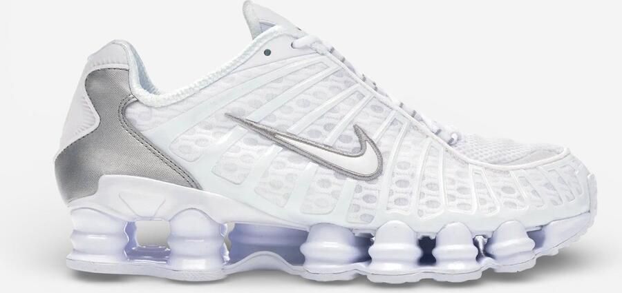 Nike Sneakers Shox TL White White Metallic Silver