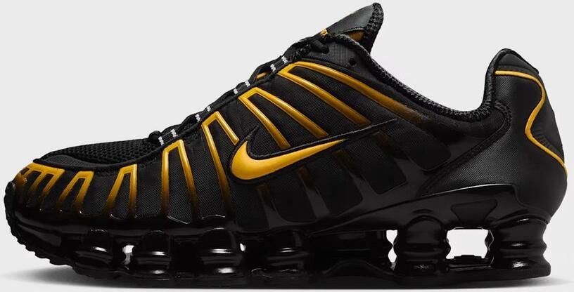 Nike Shox TL Zwart Gold Orange Sneakers Unisex