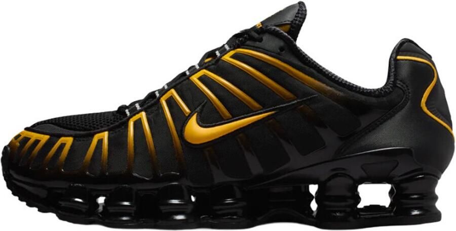 Nike Shox TL Zwart Gold Orange Sneakers Unisex - Foto 4