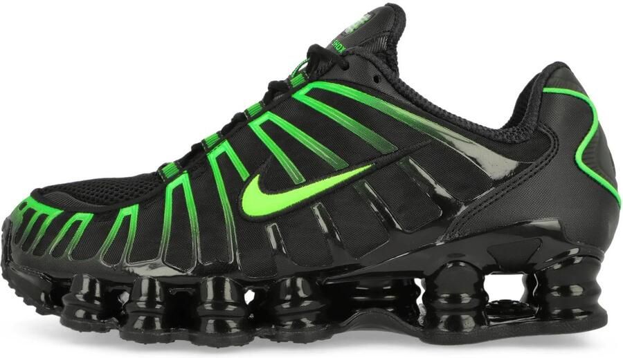 Nike Shox TL Zwart Groen Sneakers Heren Doos Zonder Deksel - Foto 2