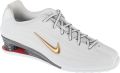 Nike Lage Sneakers Baskets shox z blanc métallisé - Wit