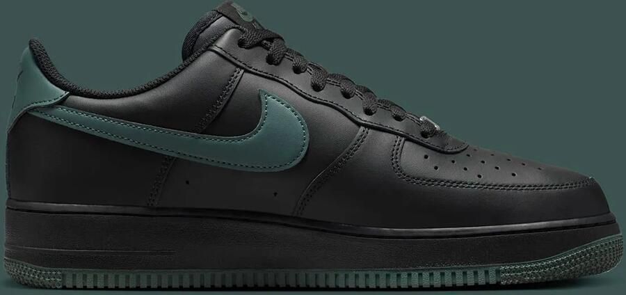 Nike Herenschoen Air Force 1 '07 Black Vintage Green- Heren Black Vintage Green - Foto 2