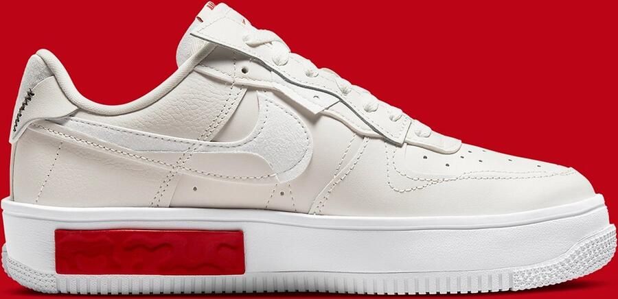 Nike Air Force 1 Fontanka Phantom White University Red Phantom
