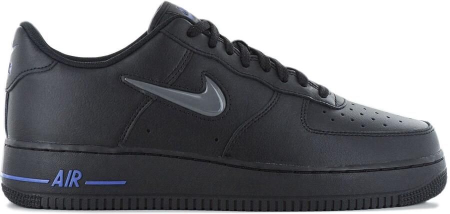Nike Air Force 1 Low Jewel Heren Sneakers Schoenen Leer Zwart CT3438 - Foto 4