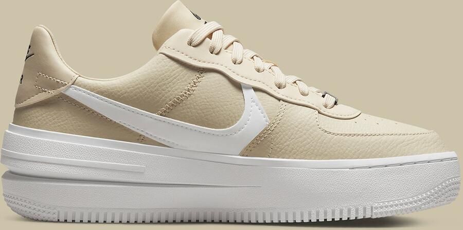 Nike Air Force 1 PLT.AF.ORM Damesschoenen Fossil Summit White Black Sail Dames