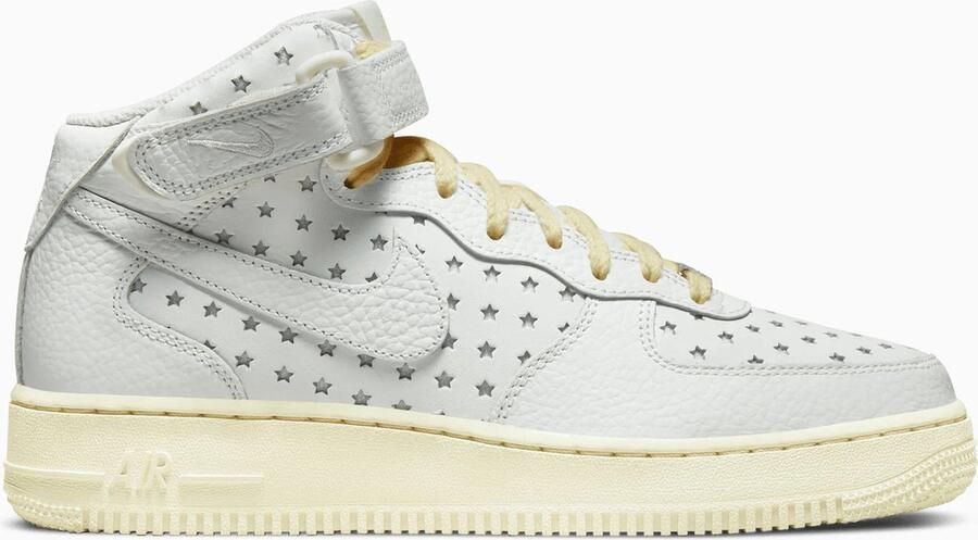 Nike WMNS Air Force 1 MID (Summit White Summit White) Sneakers Unisex - Foto 4