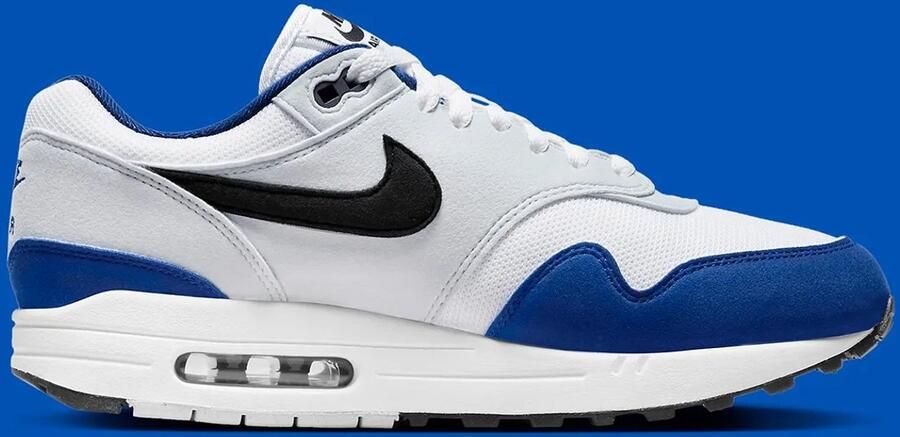 Nike Air Max 1 Running Schoenen white black deep royal blue maat: 40.5 beschikbare maaten:40.5 - Foto 3