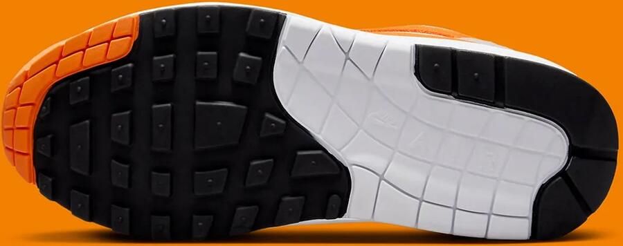 Nike Wmns Air Max 1 '87 Sneakers Dames natural grey safety orange white black maat: 36.5 beschikbare maaten:36.5 37.5 38 39 40.5 41 - Foto 5