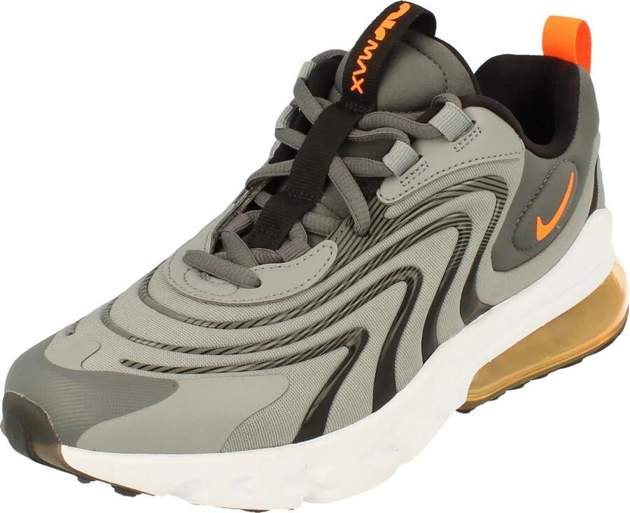 Nike Air Max 270 React ENG Kinderschoen Iron Grey Particle Grey Black Total Orange Kind
