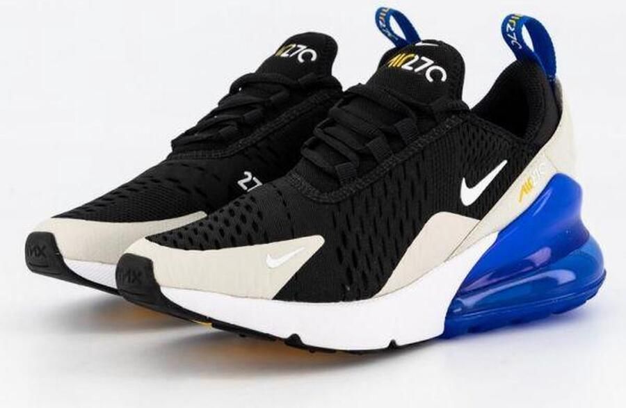Nike air Max 270 (GS) Black White game royal - Foto 6